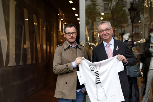 Jordi Labanda y el doctor Josep Baselga