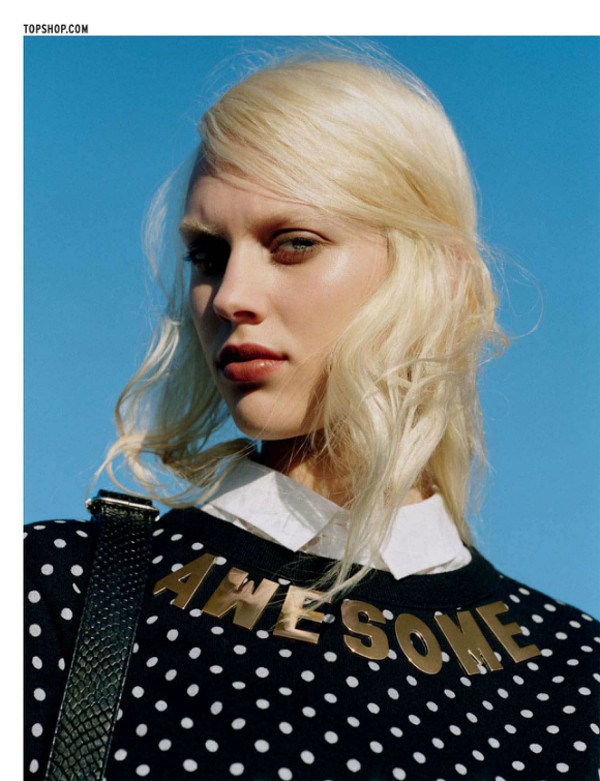 Juliana Schurig, imagen de Topshop Primavera Verano 2013