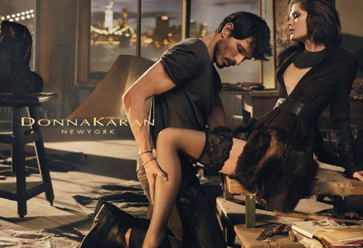 Andrés Velencoso y Catherine McNeil para Donna Karan New York