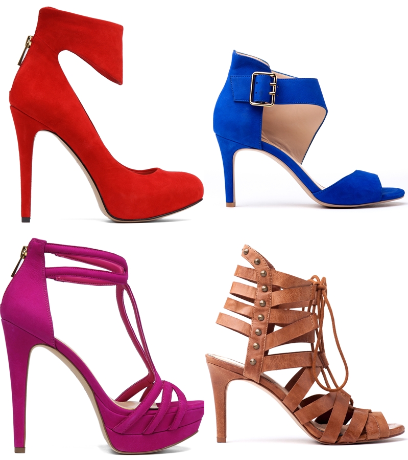 Jessica Simpson, colección de zapatos inspirados colores Pantone para primavera verano 2014 - Modalia.es
