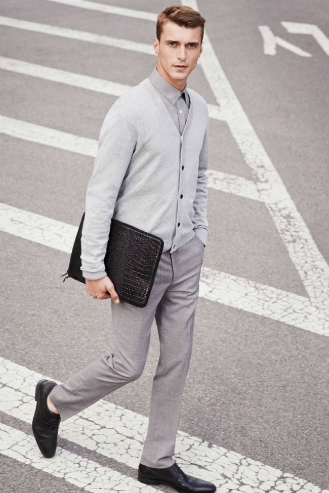 huella dactilar Tierra medio litro Estilo de oficina para él!!! H&M presenta una colección de hombre para los  looks de trabajo verano 2014 - Modalia.es