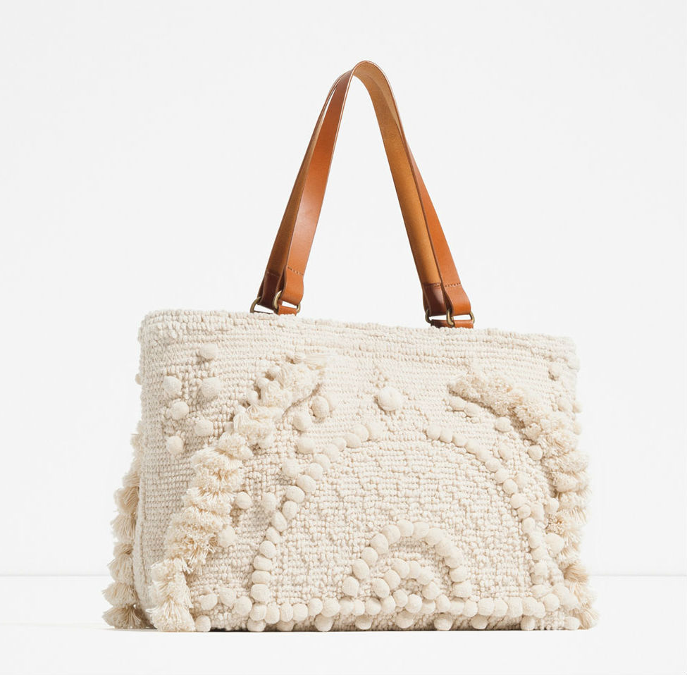 bolso playa zara