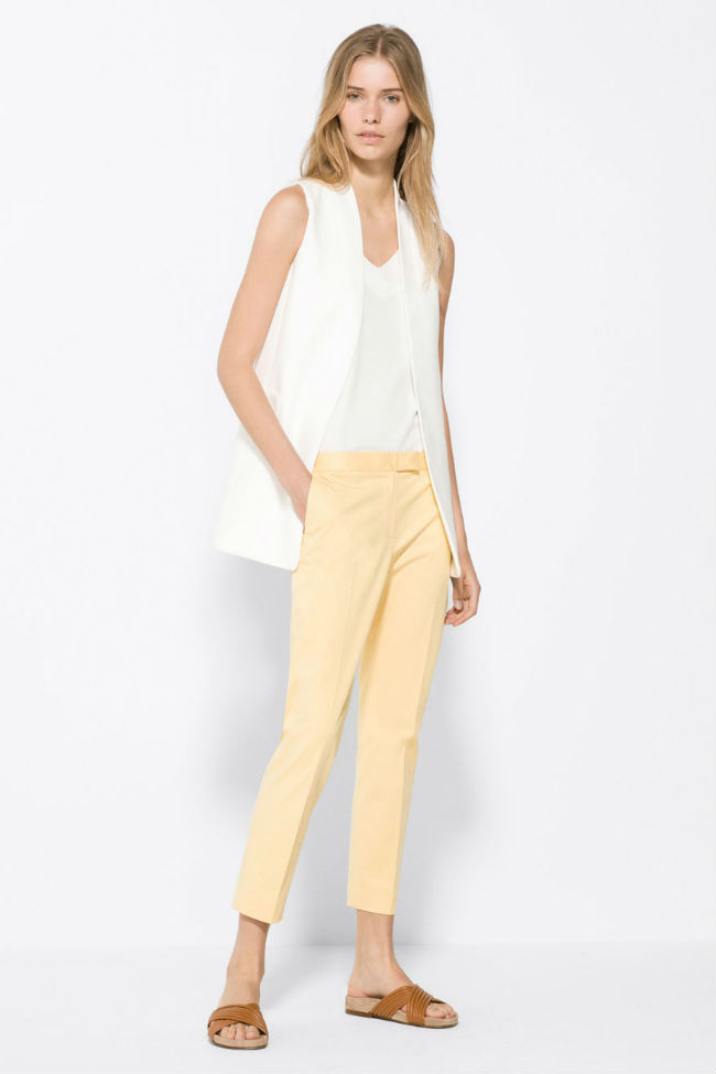 color amarillo coleccion massimo dutti