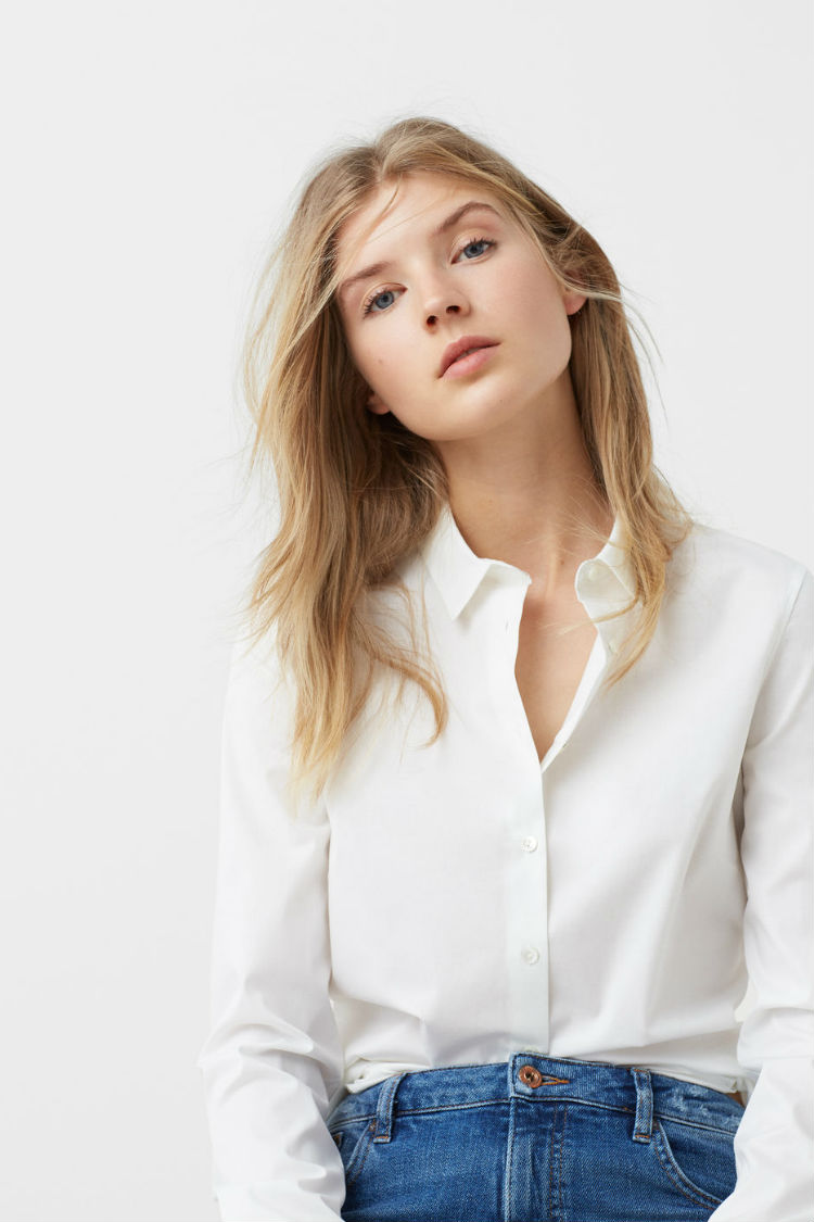 camisa blanca popelin uterque