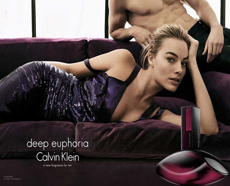 Margot Robbie campaña Deep euphoria Calvin Klein