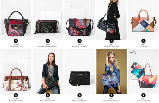 en la colección de Desigual: bolsos y vestidos de mujer 2016 Modalia.es