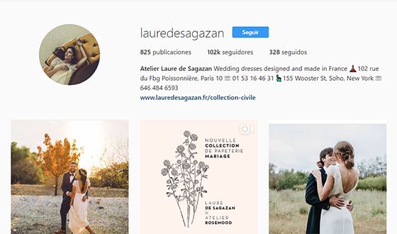 cuenta instagram boda laure