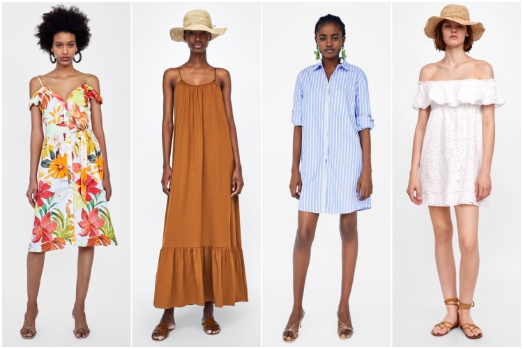 Vestidos cortos, midi, camiseros,… la nueva colección de Zara verano 2018 apuesta por las últimas tendencias - Modalia.es